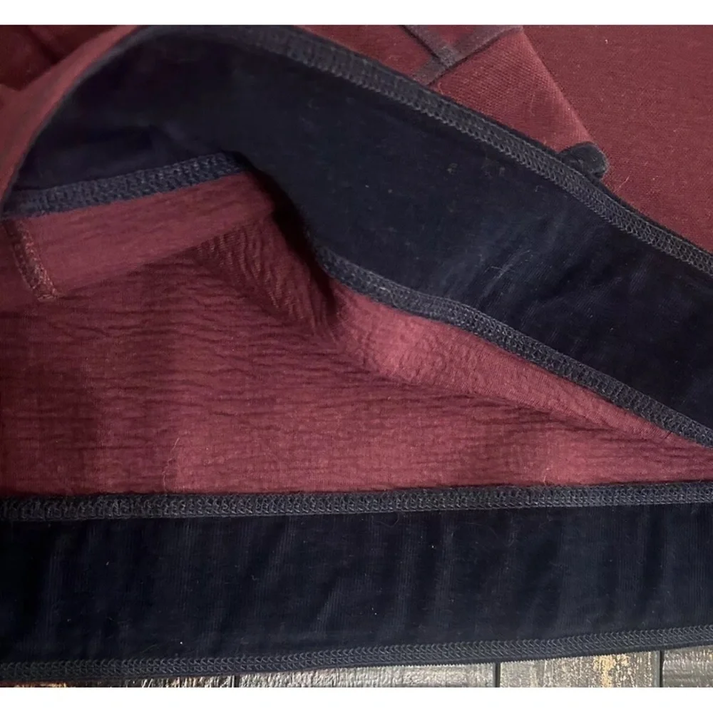 Carbon 2 Cobalt Men’s XL 1/4 Button Burgundy Sweater Pullover  #144284